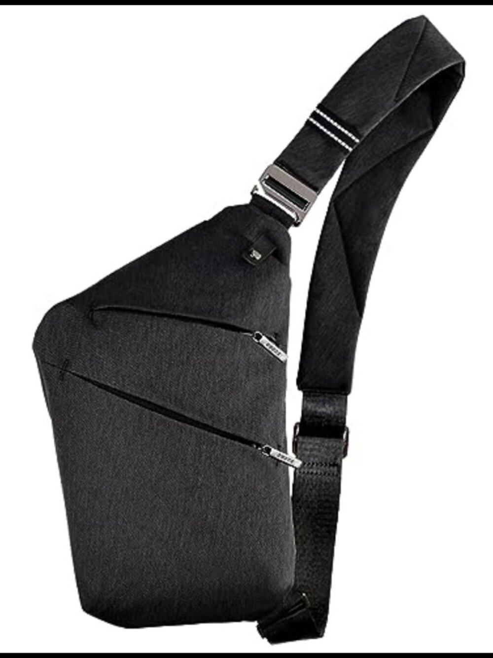 Anti-Theft Sling Bag Nylon Canvas Crossbody Shoulder Daypack for Men Women